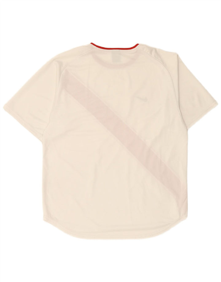 Camiseta NIKE Hombre Top Medium Blanco Colorblock