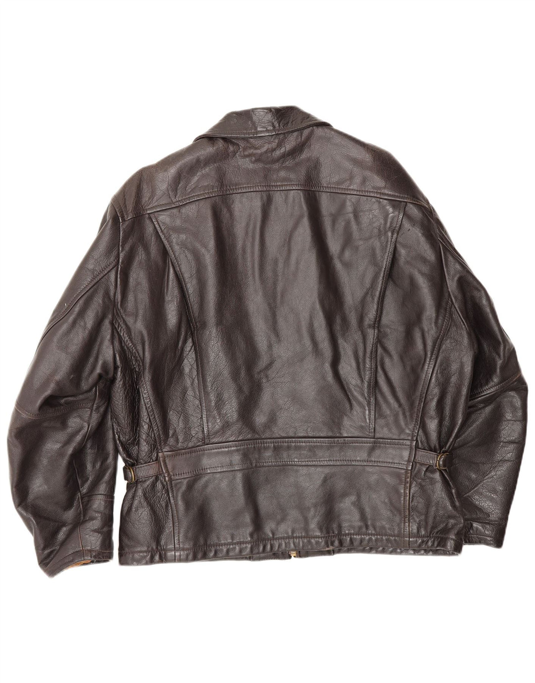 Stewart Chaqueta de cuero para hombre UK 40 Large Brown