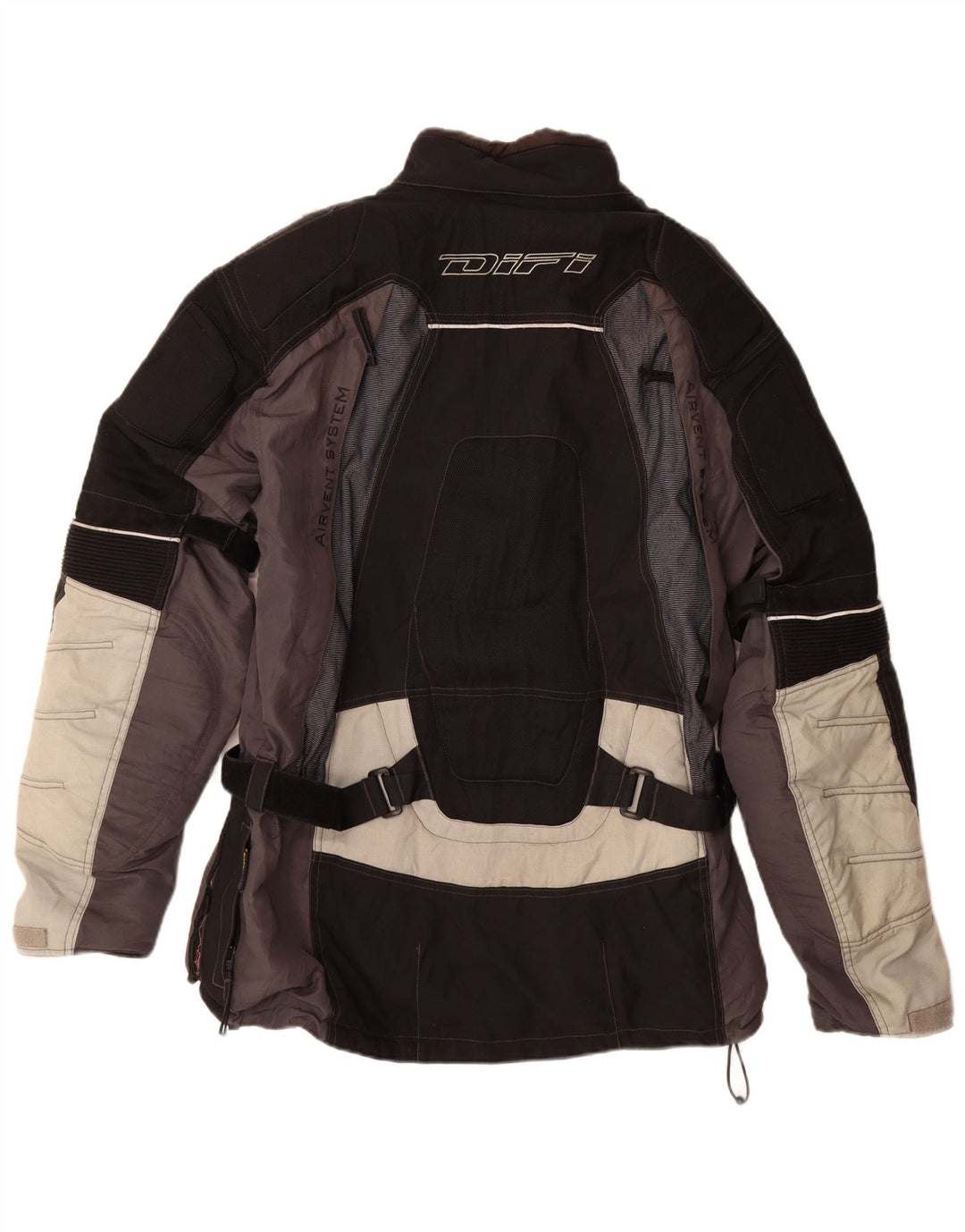 Difi Chaqueta gráfica para hombre UK 44 2XL Poliamida negra con bloques de color