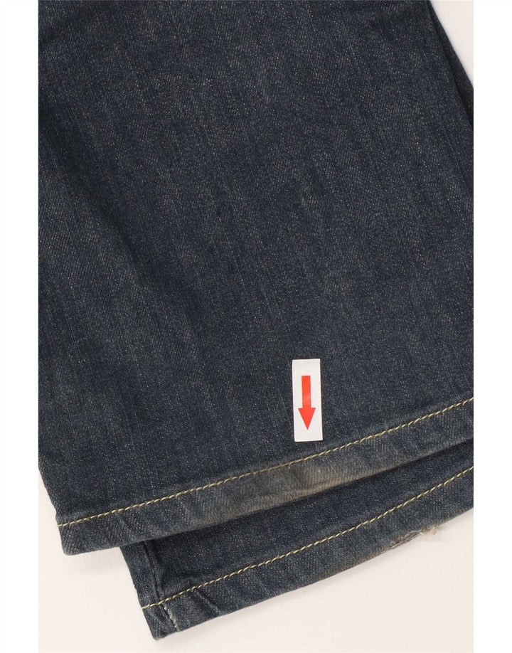 Vaqueros Levi's Mujer Rectos W26 L32 Azul Marino Algodón