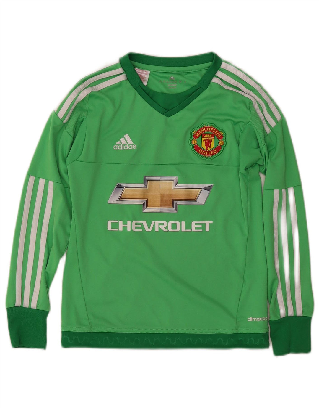 ADIDAS Chicos Manchester United Graphic Top Manga Larga 9-10 Años Verde