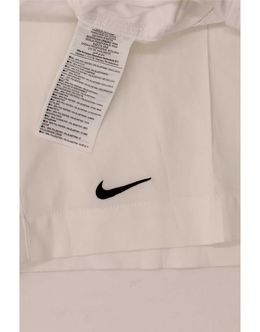 Pantalones cortos Nike Barcelona Chino para hombre W38 XL poliéster blanco