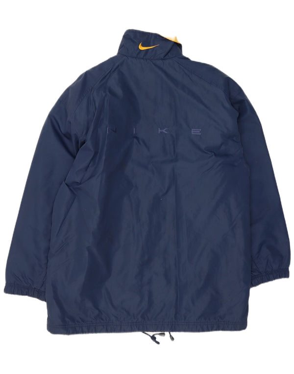 Nike Chaqueta cortavientos holgada para hombre UK 36 Small Azul marino Nylon