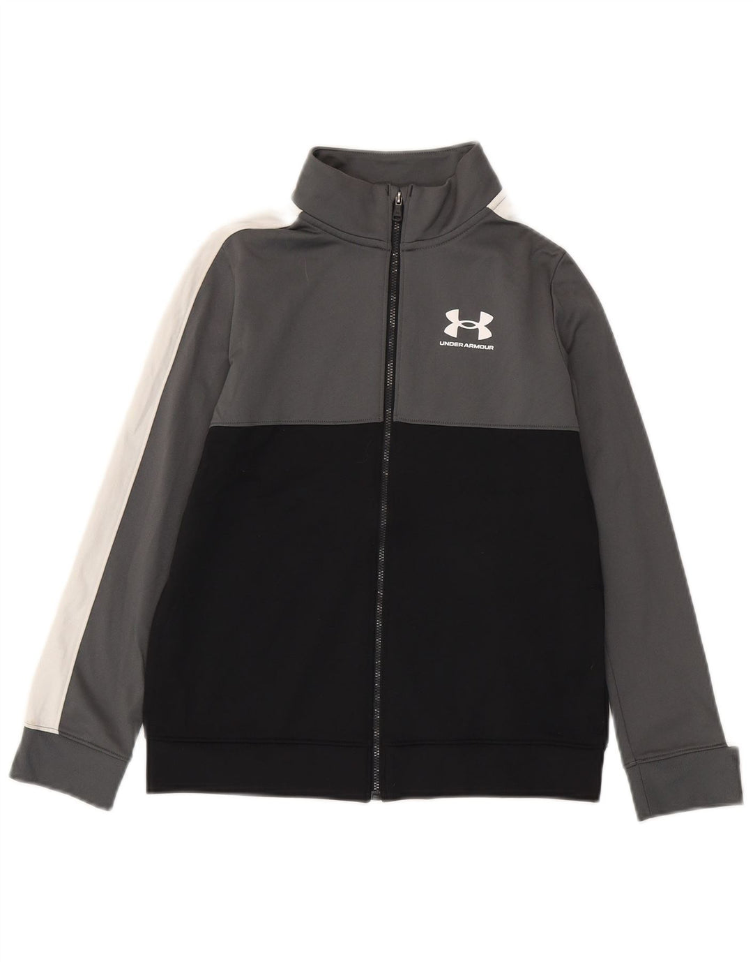 Under Armour Chaqueta de chándal para niño 9-10 años Gris medio Colorblock