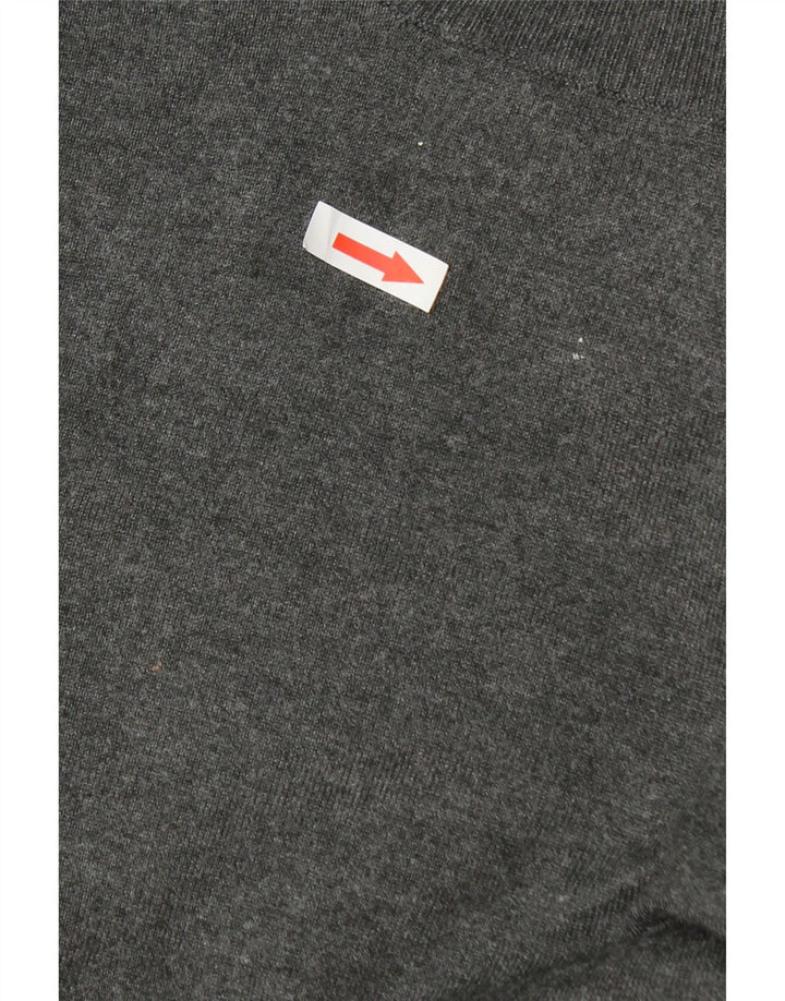 Zara Hombre Jersey De Cuello Vuelto Jersey XL Gris