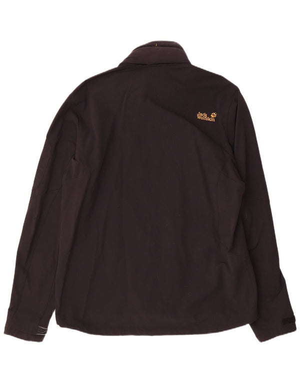 Jack Wolfskin Mens Graphic Windbreaker Jacket UK 44/46 XL Black Sports