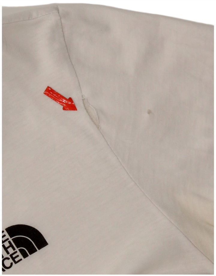 Camiseta The North Face Mujer Top Medium Blanco Algodón