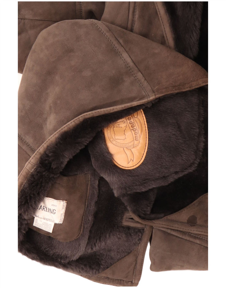 CONBIPEL Chaqueta de piel de oveja para hombre IT 48 Marrón medio
