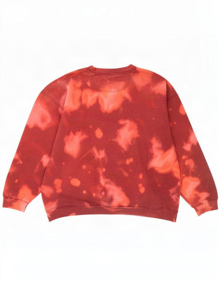 Starter - Sudadera extragrande para mujer, talla 40, XL, algodón teñido anudado, color marrón