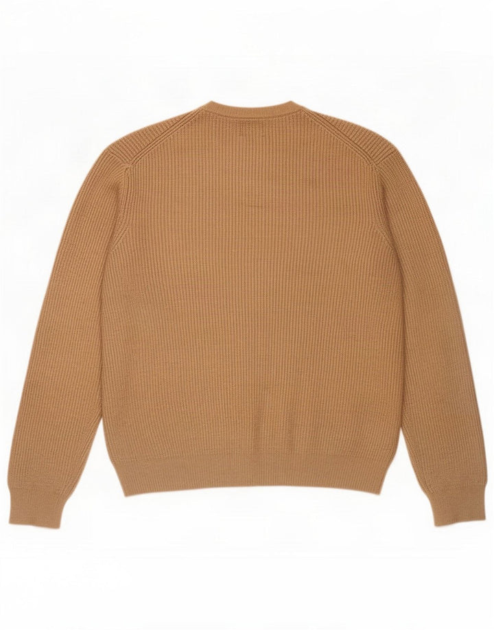 Marks & Spencer Jersey De Cuello Redondo Para Hombre Poliamida Beige Medio