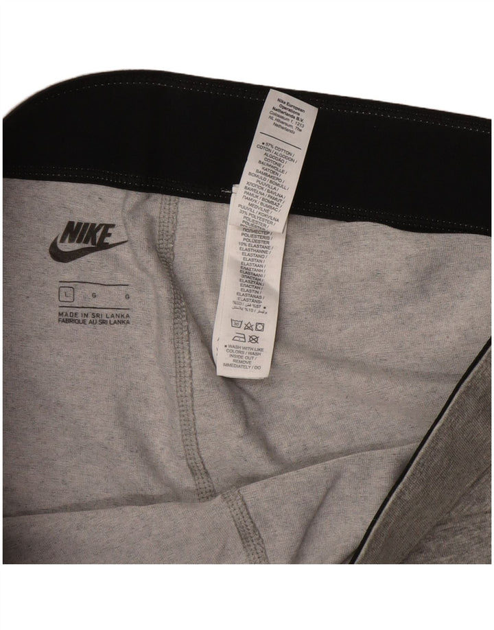 NIKE Leggings gráficos para mujer UK 44 Algodón gris grande