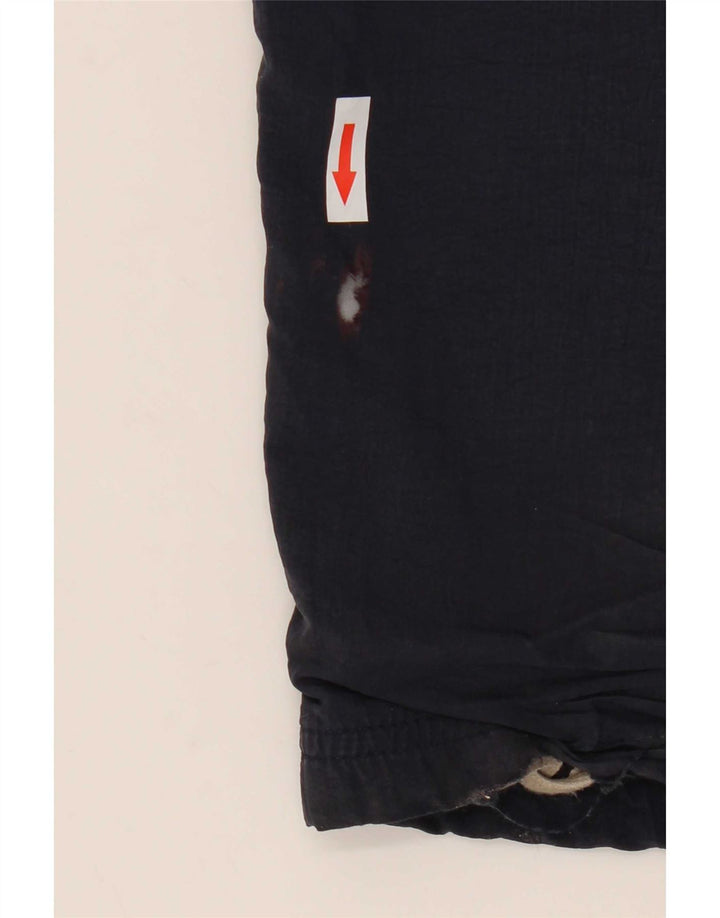 Puma - Pantalón de chándal para hombre, talla grande, nailon azul marino