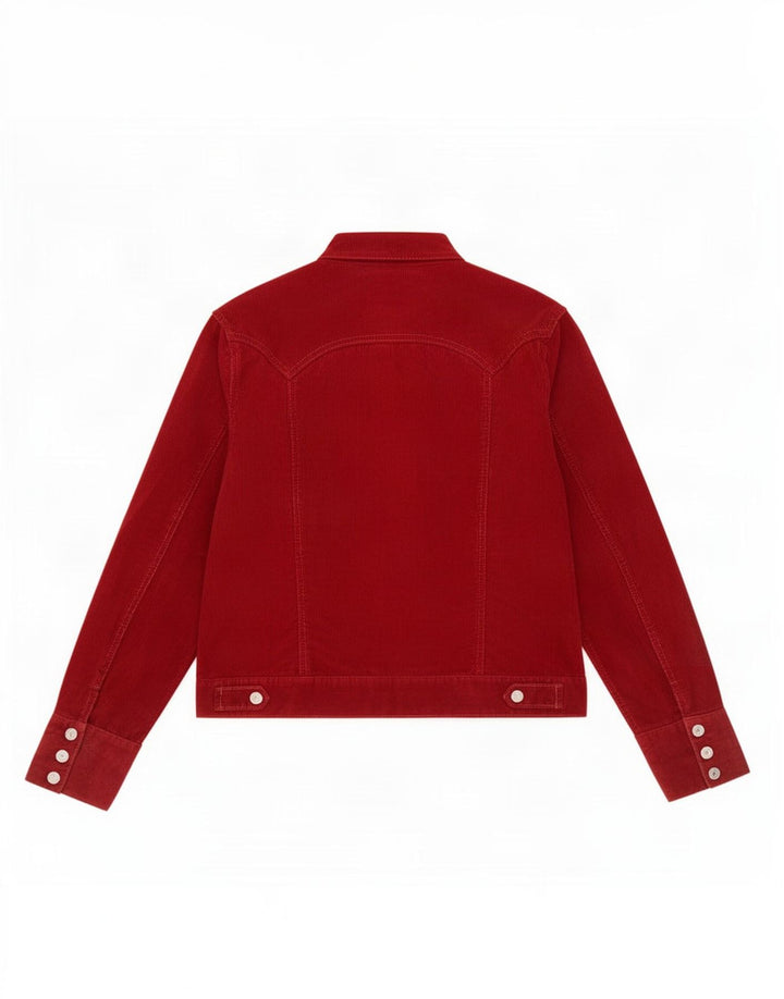 Gap Chaqueta de pana para mujer Reino Unido 46 Grande Rojo