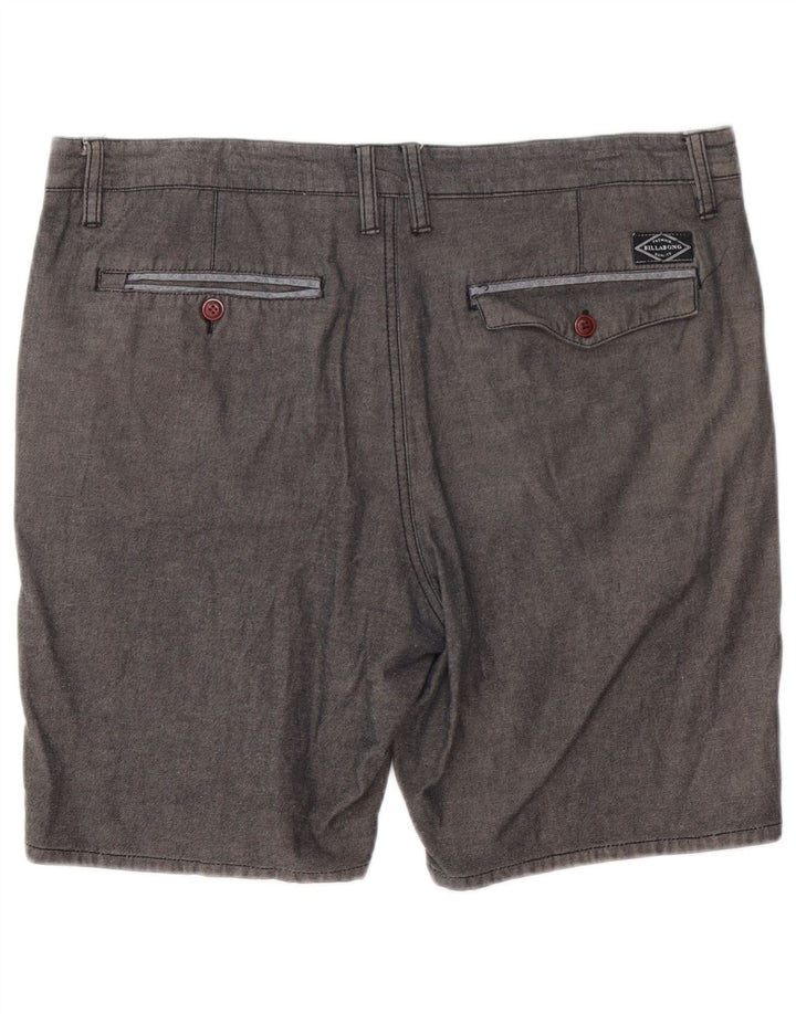 Billabong Pantalones cortos chinos para hombre W36 Algodón gris grande