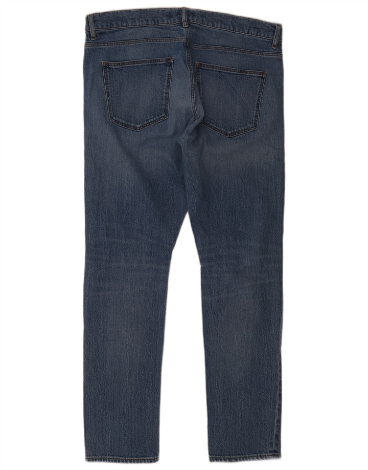 Vaqueros Slim Desgastados Hombre Trussardi W34 L31 Azul