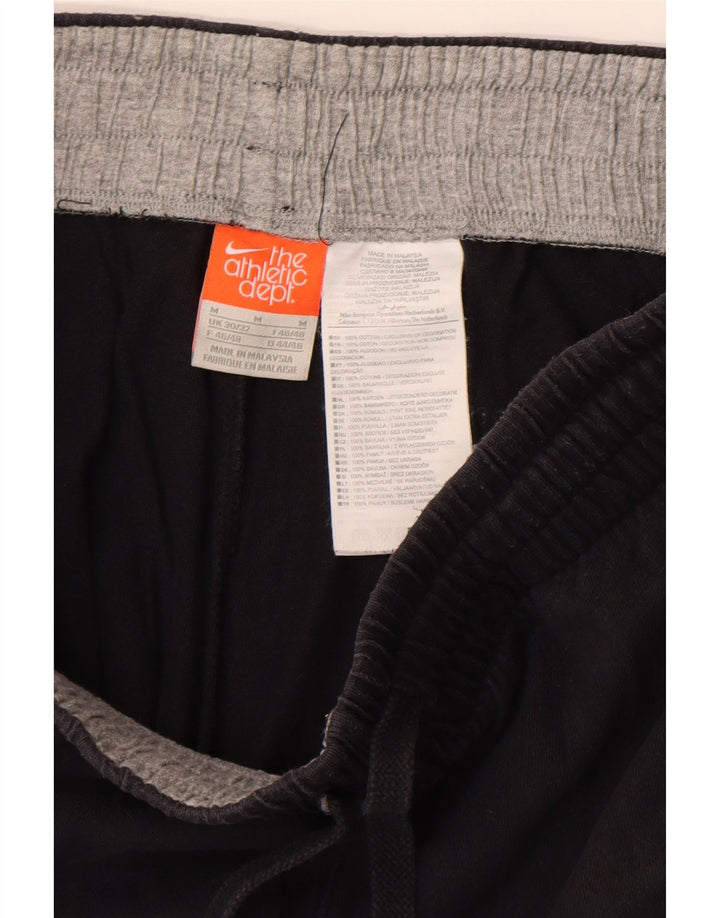 Pantalones cortos deportivos Nike para hombre de algodón negro mediano