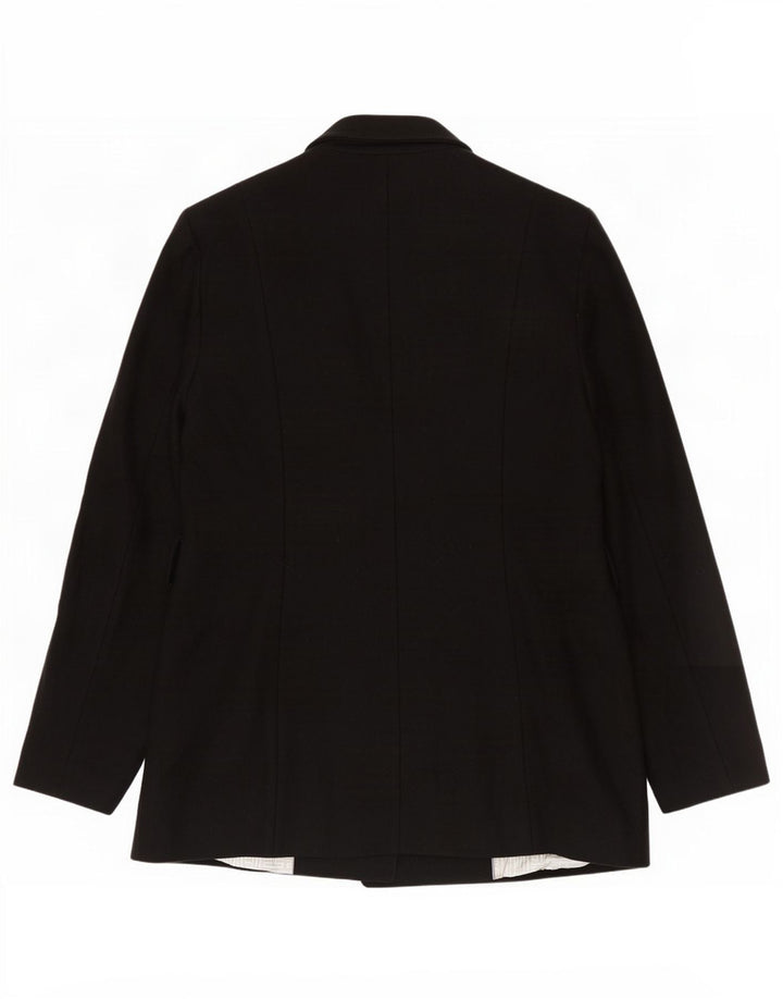 Chaqueta tipo blazer con 1 botón para mujer de Ted Baker, talla 4, grande, de lana negra
