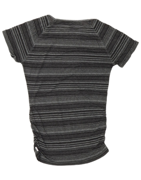 EDDIE BAUER Camiseta para mujer Top UK 6 XS Gris Rayas