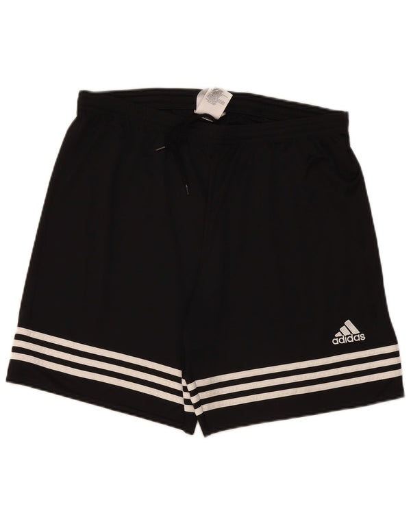 Adidas Mens Climalite Sport Shorts Grande Negro Poliéster