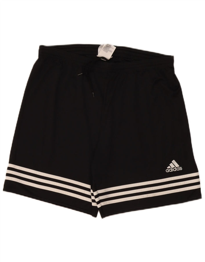 Adidas Mens Climalite Sport Shorts Grande Negro Poliéster