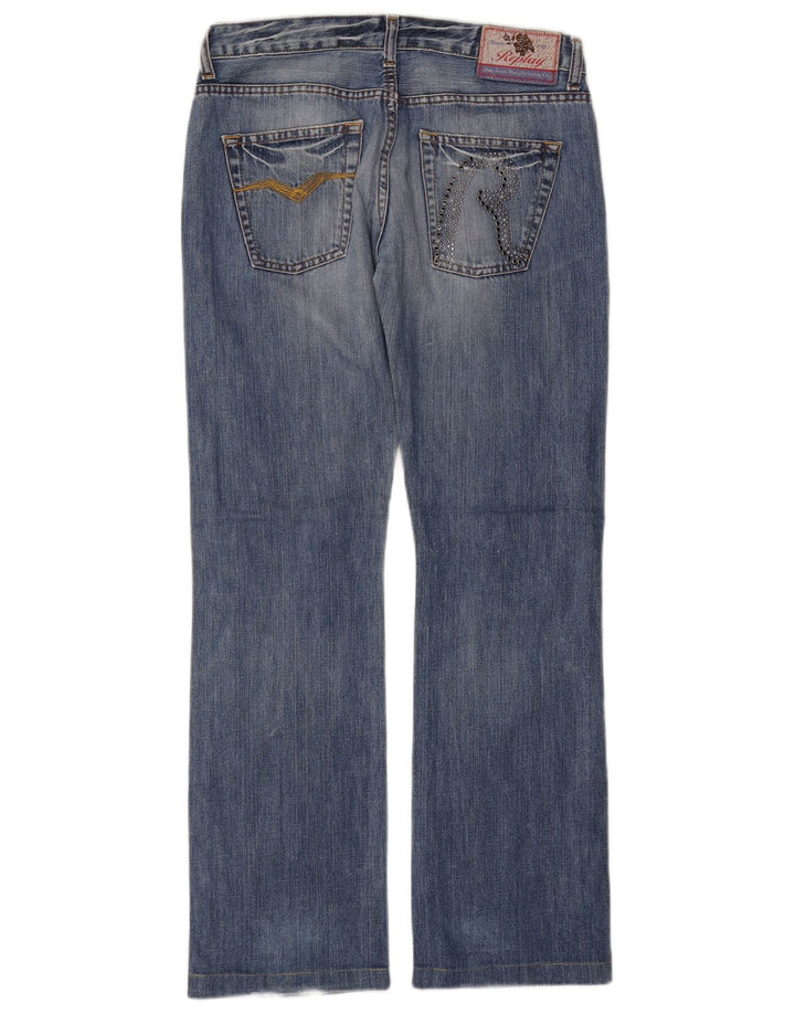 REPLAY Vaqueros Rectos Mujer W28 L30 Algodón Azul