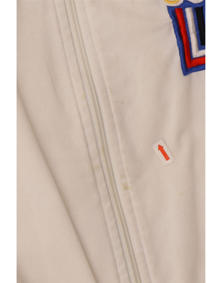 Adidas Mens Winter Olympics 80th Graphic Bomber Chaqueta Reino Unido 40 Grande Blanco