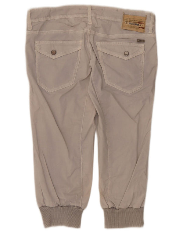 Meltin' Pot Pantalones Capri para Mujer W27 L19 Algodón Gris