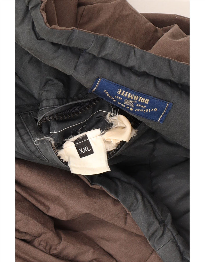 DOLOMITE Chaleco acolchado con capucha para hombre UK 44 2XL Marrón