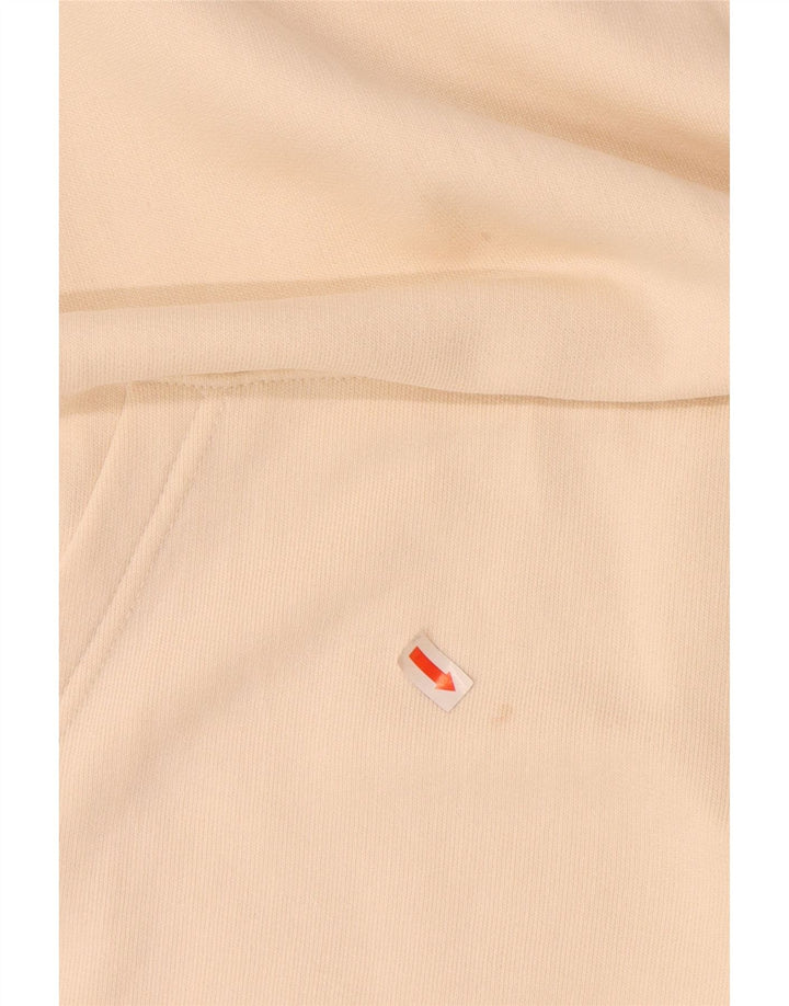 LEE Hombre Sudadera con Capucha Gráfica Jersey Grande Algodón Beige