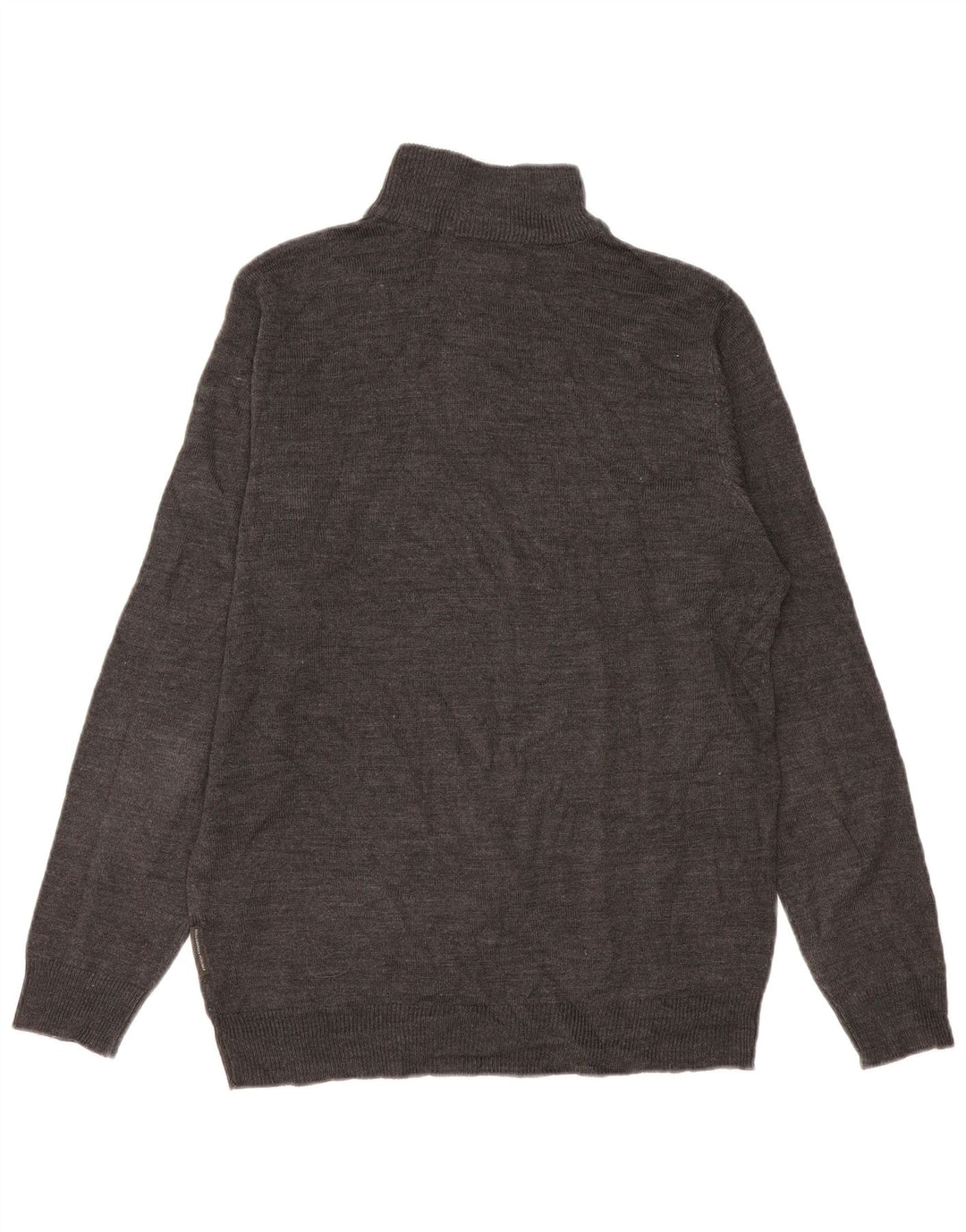 French Connection Jersey De Cuello Con Cremallera Para Hombre Acrílico Gris Grande
