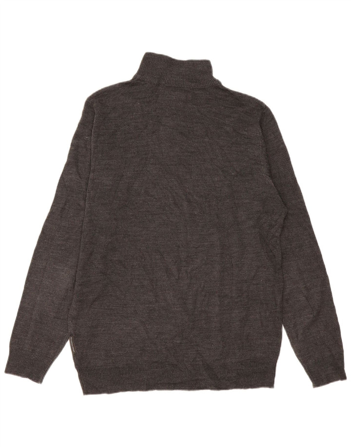 French Connection Jersey De Cuello Con Cremallera Para Hombre Acrílico Gris Grande