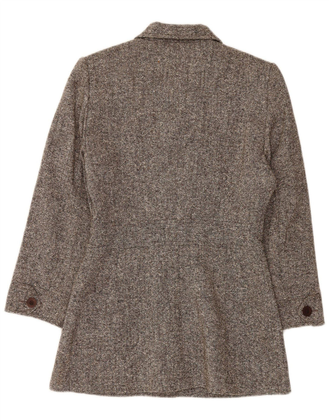 Promod Abrigo para mujer UK 42 Algodón moteado gris medio