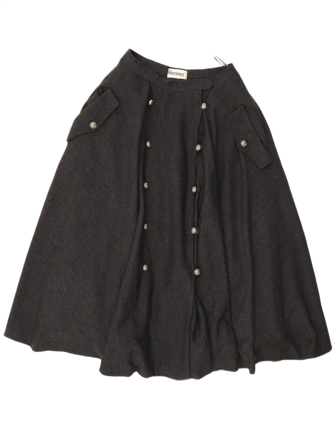 Falda acampanada de cintura alta para mujer Florence W26 Small Grey