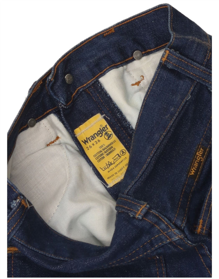 Vaqueros Wrangler Mujer Rectos W26 L28 Azul Algodón