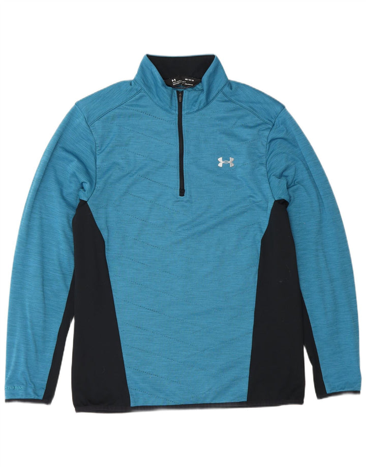 Under Armour Cold Gear Camiseta holgada de manga larga azul medio para hombre