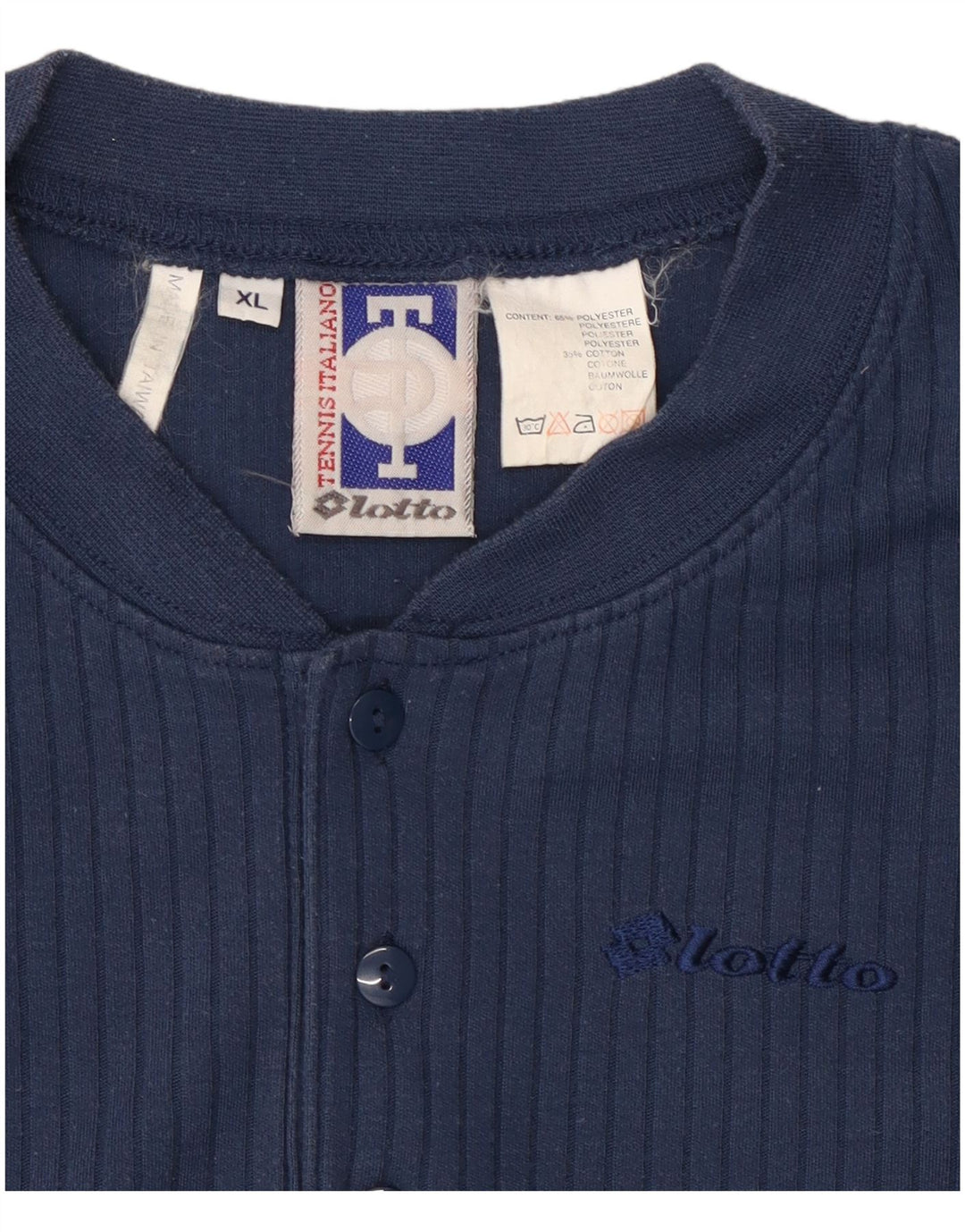 Lotto Camiseta sin mangas para mujer ES 40 XL Poliéster azul marino