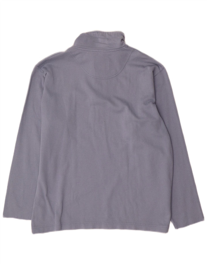 Champion Sudadera Con Cremallera Y Cuello Jersey De Algodón Azul Medio