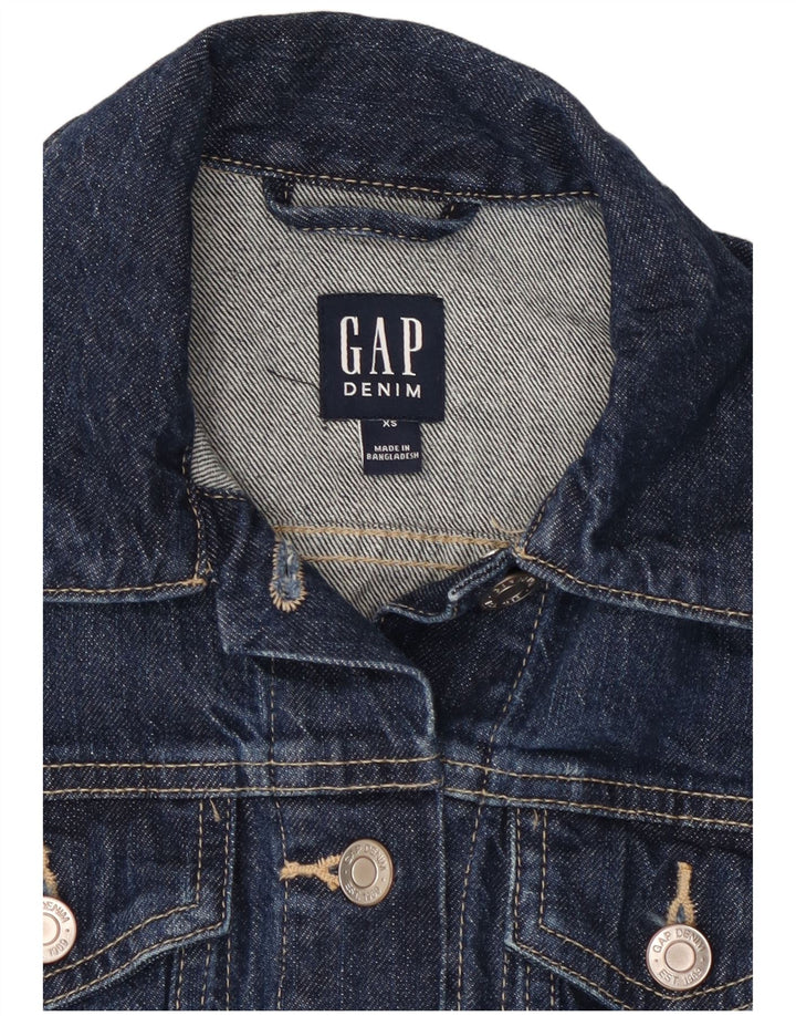 GAP Chaqueta vaquera para mujer UK 6 XS Algodón azul marino
