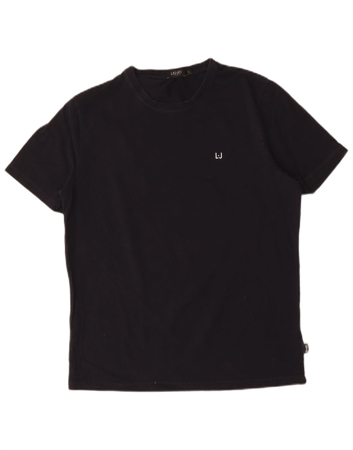 Camiseta Liu Jo Hombre Top Grande Azul Marino Algodón