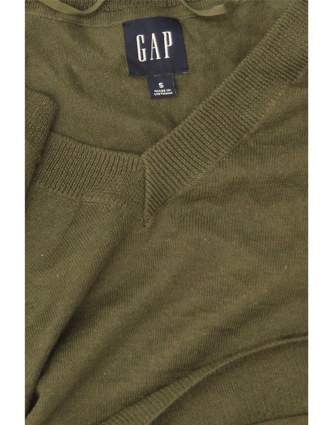 Gap Jersey extragrande con cuello en V para mujer UK 10 Small Green