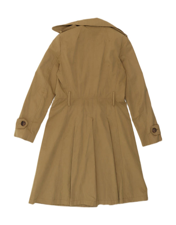 Zara Mujer Gabardina UK 44 Algodón Beige Medio