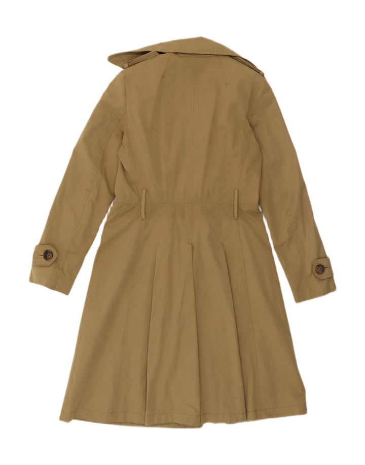 Zara Mujer Gabardina UK 44 Algodón Beige Medio