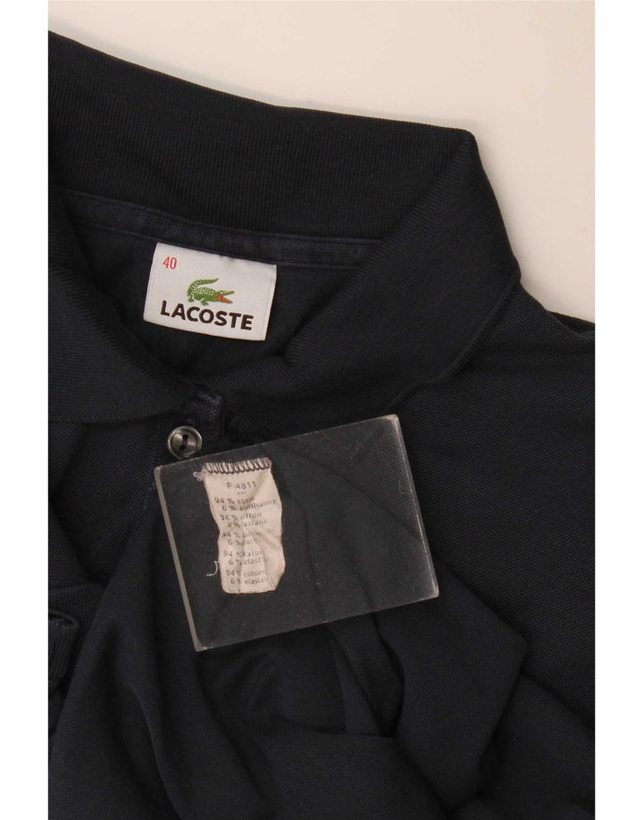 Polo Lacoste Mujer Talla 40 Mediano Azul Marino Algodón