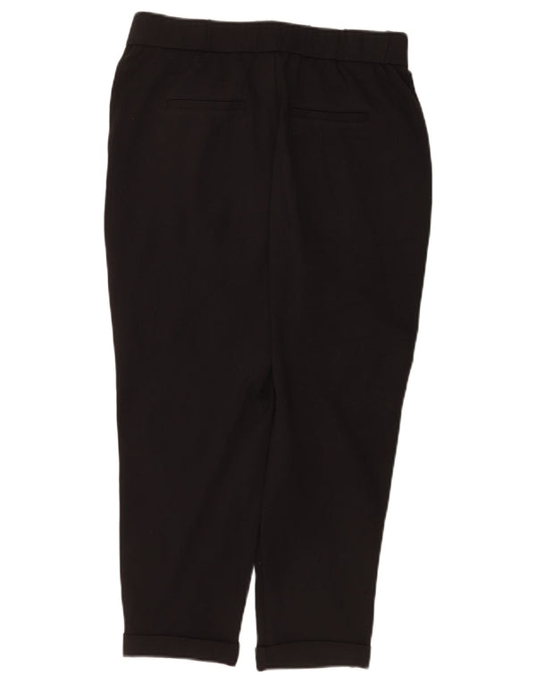 Pantalón Capri Tapered Mujer Benetton W30 L22 Negro
