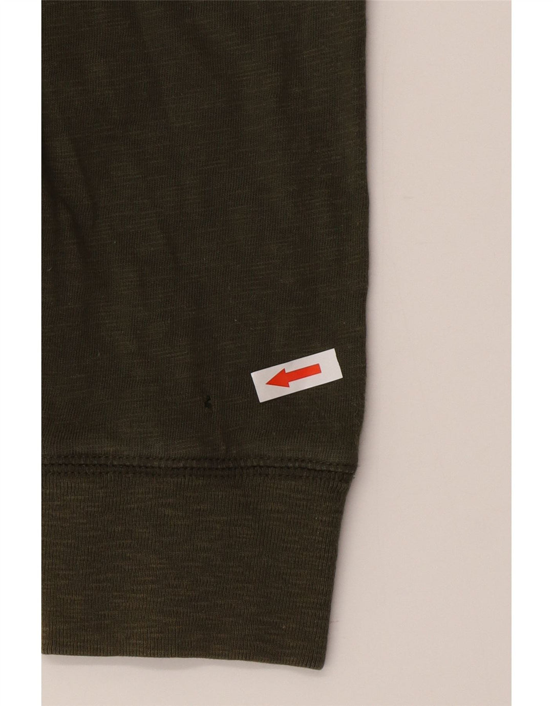 Timberland Hombre Top Manga Larga Pequeño Algodón Verde