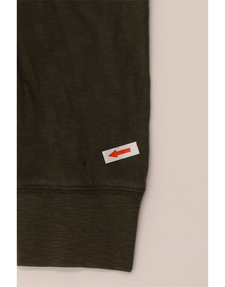 Timberland Hombre Top Manga Larga Pequeño Algodón Verde