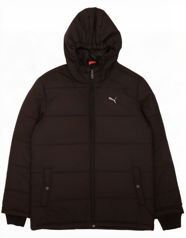 Puma Chaqueta acolchada con capucha para hombre ES 38 Medium Black