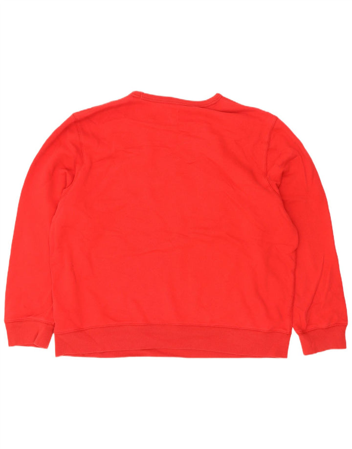 Gap Sudadera Gráfica para Hombre Jersey 2XL Algodón Rojo