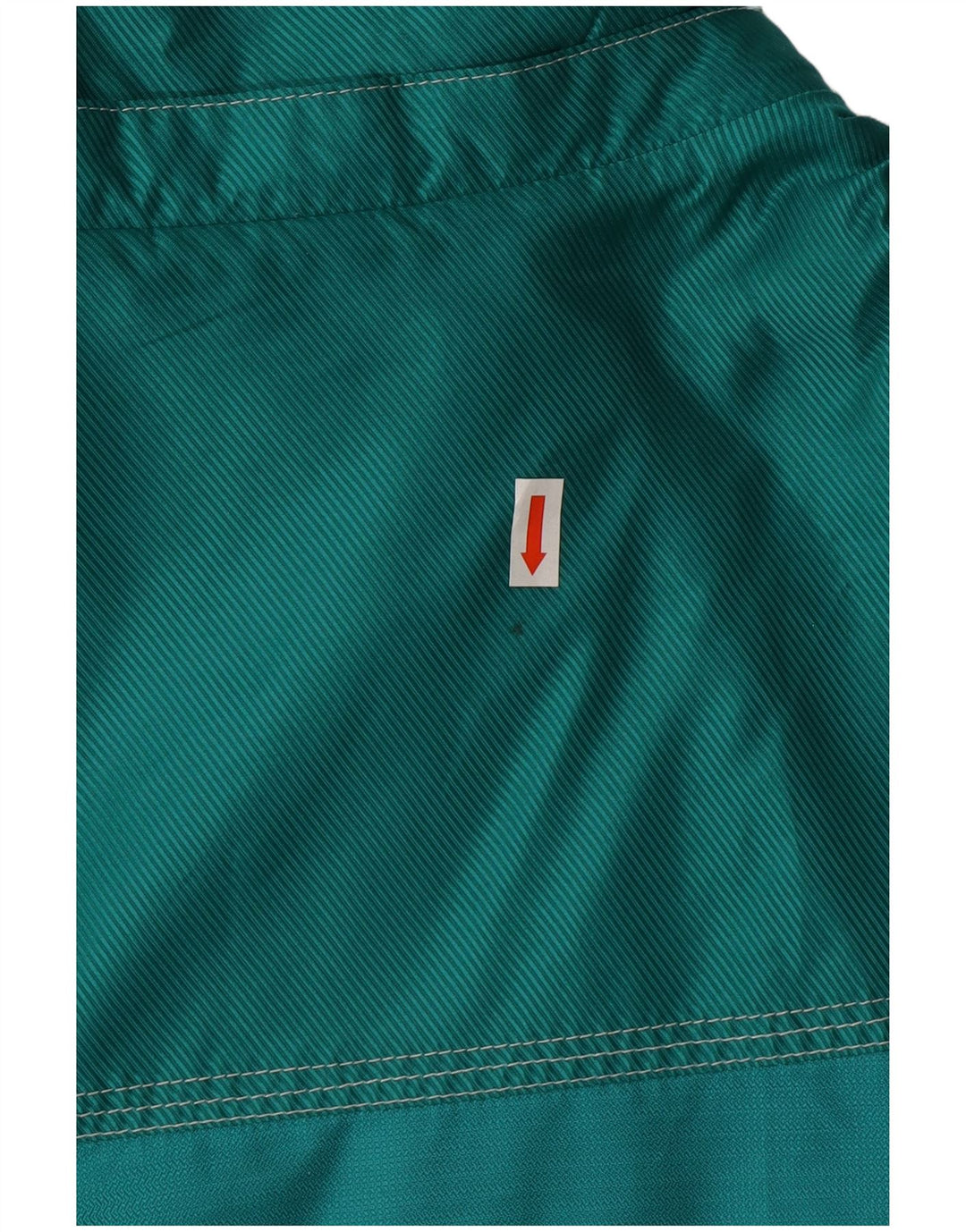 Chaqueta de esquí gráfica vintage para hombre EU 48 Poliamida en bloque de color verde medio