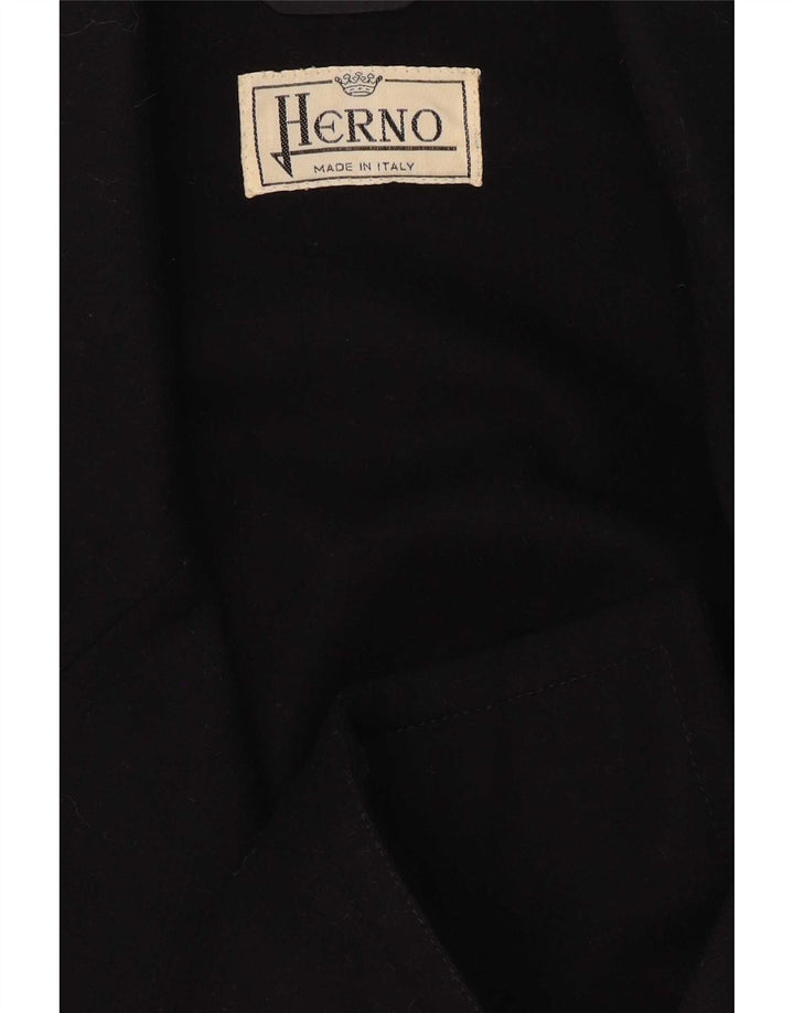Herno Chaqueta Blazer De 2 Botones Para Mujer IT 44 Lana Azul Marino Mediana